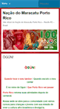 Mobile Screenshot of nacaoportorico.maracatu.org.br