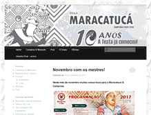 Tablet Screenshot of maracatuca.maracatu.org.br